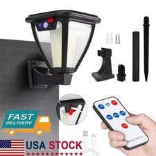 1200000lm LED Solar Street Light Security Flood Lamp Motion Sensor Outdoor Wall