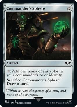 1x Commander's Sphere (234) - Universes Beyond: Warhammer 40,000 Near Mint - MTG