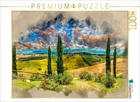 Calvendo Puzzle Toskana 1000 Teile Puzzle Quer | 1000 Teile Lege-GrößE 64X48Cm F