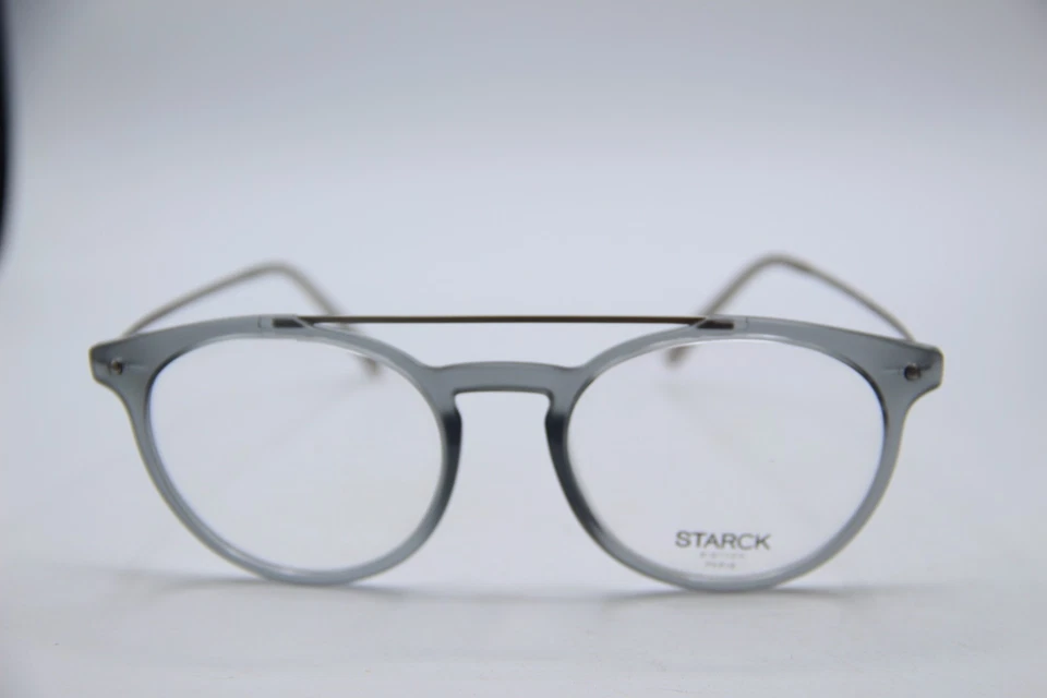 NUEVAS GAFAS STARCK EYES SH 3068 0003 GRISES AUTÉNTICAS CON ESTUCHE 51-19 Foto 2 de 4
