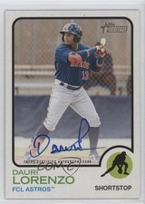 2022 Topps Heritage Minor League Edition Real One Dauri Lorenzo Auto sh7