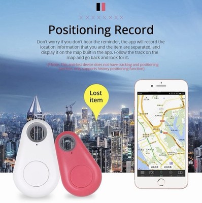 iTag Bluetooth Anti-Lost Tracker Key Finder Tag Item Locator for Smartphone