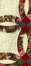 Longaberger Homestead Wedding Ring Quilt 50 X...