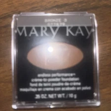 Mary Kay BRONZE 3 Endless Performance Creme to Powder Foundation .35 oz BNIB