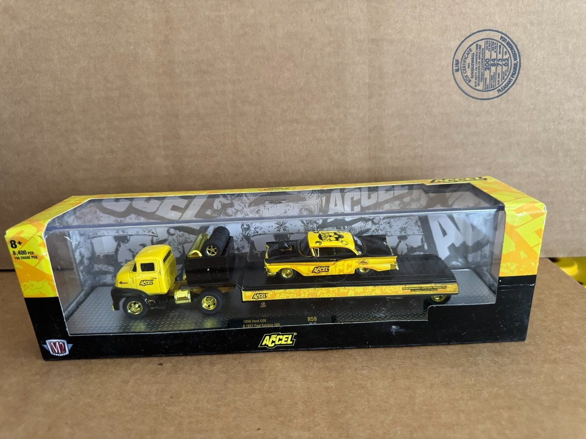 M2 Machines 1956 Ford COE & 1957 Ford Fairlane 500 R59 ChaseF29 | eBay