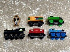 Thomas Wooden Railway Trains Freight Cars Sir Topham Hatt Set 15