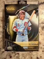 Bryson Stott 2026 Topps Chrome Black Base Set #115 GOLD /50 Refractor Phillies