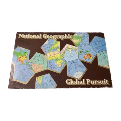 Vintage National Geographic Global Pursuit 1987 Complete Family Card Board Game