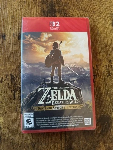 The Legend Of Zelda Breath Of The Wild - Nintendo Switch 2 Edition New