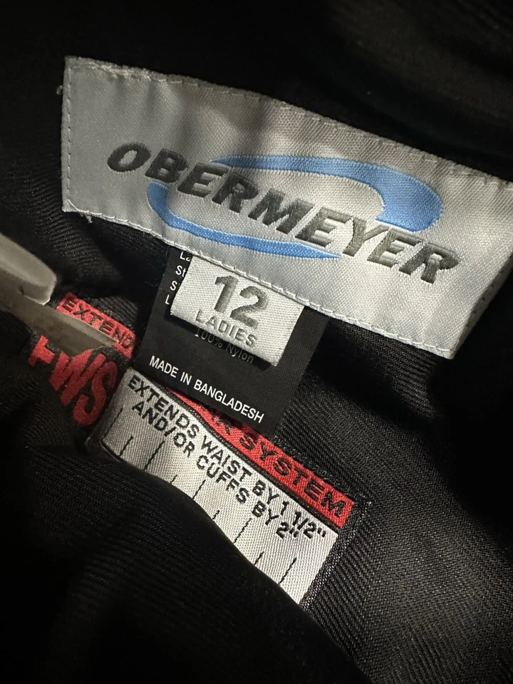 Pantalones de esquí Obermeyer extendidos elásticos aislados talla 12 65131 caqui beige ¡cálidos para la nieve! Foto 2 de 4