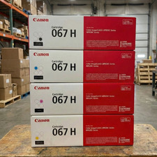 Canon 067H Toner Cartridge 4-Color Set CMYK For MF656Cdw MF654Cdw LBP632