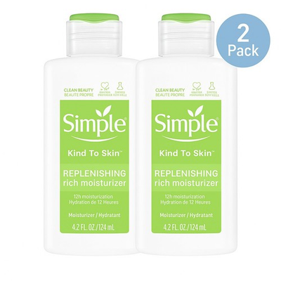 #ad Simple Kind To Skin Replenishing Rich Moisturizer 4.2 oz – 2 Pack $17.20