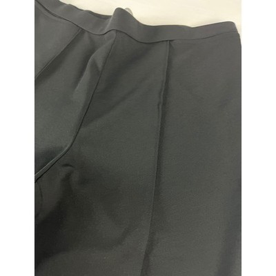 Kate & Mallory Black Flare Leg Pants Women's Size L High Waist Career Work