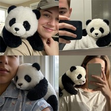 Soothing Desk Plush Plush Doll For Childrens Study Panda Shape Stuffed Animal