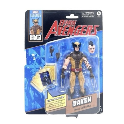 Marvel Legends Figur Wolverine Spielzeug Dark Avengers Actionfigur Daken Hasbro
