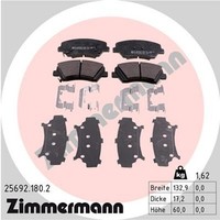 Zimmermann Bremsbelagsatz Scheibenbremse 25692.180.2 FüR Hyundai KIA Soul 25692