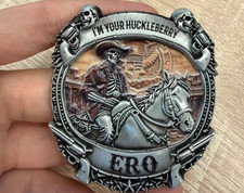 COEl Paso West Texas Field Office ERO Huckleberry The Posse Skull Challenge Coin