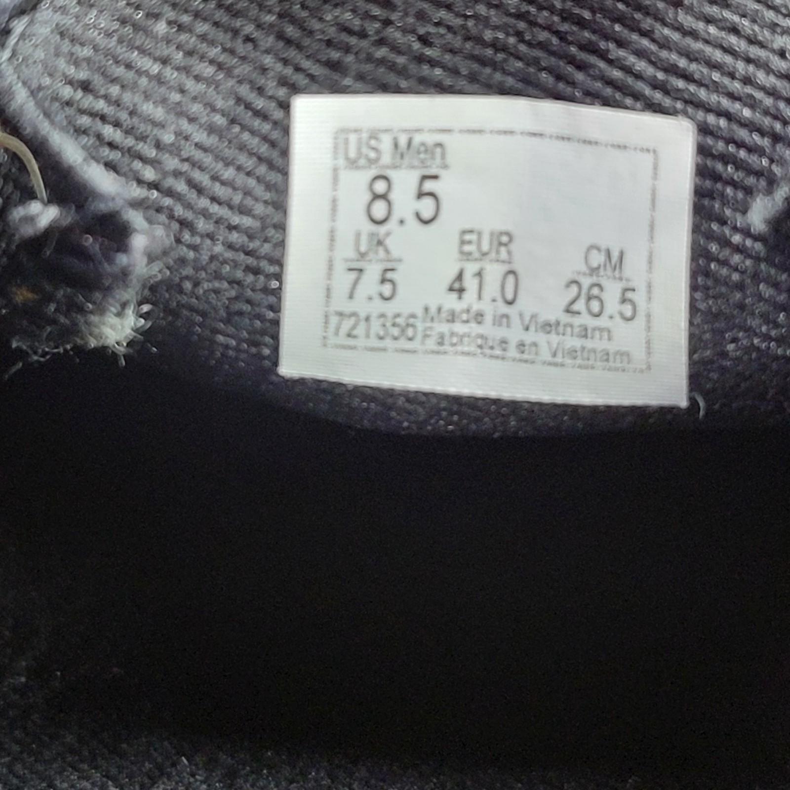 Vans Asher Deluxe 721356 Mens US 8.5 Shoes Core Black Leather Slip On Sneakers thumbnail 11