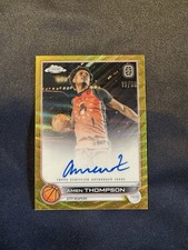 2022-23 Topps Chrome OTE Amen Thompson Auto Gold Wave Refractor /50