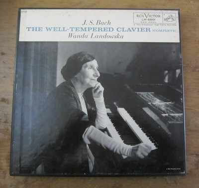 BACH Well-Tempered Clavier Complete - WANDA LANDOWSKA - RCA LM-6801 6LP BOX