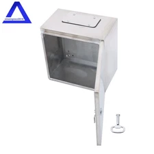12 × 12 × 8" Stainless Steel Electrical Enclosure IP66 Wall Mount Junction Box