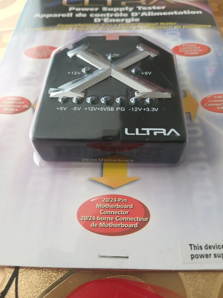 ULTRA Power Supply Tester - Comprehensive 7-in-1 Power Output Tester BRAND NEW - Image 2 of 4