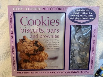 Cookies Biscuits Bars Brownies Cookbook / Heart Star Gingerbread cutters
