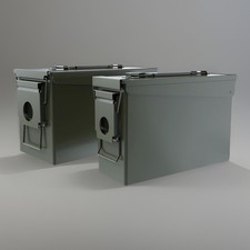 30/50 Cal Ammo Can Metal 9mm Ammo Box Storage Crate Case Shotgun Bullet Rifle