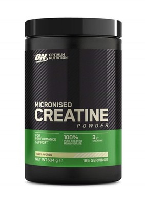 Optimum Nutrition Micronised Creatine Powder, Unflavoured, 634g, Neu 