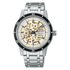 SEIKO PRESAGE SARY255 Open Heart Style60's Automatic Mechanical Watch Men NEW