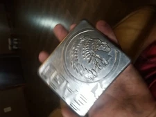 SAGO Metal Cigarettes Tin. Multiple Use Tin, Storage Organizer Collectible