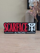 Logo Décoratif Scarface Al Pacino 21x7cm Fanart