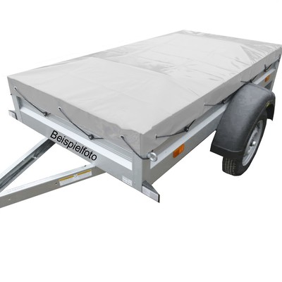 Flachplane 213 x 124 x 7,5cm grau passend zu Brenderup 1205 S/P u. Kippi 200