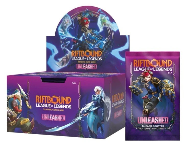 Riftbound League of Legends Unleashed Booster Box (48 Box) SEALED x 8 CASES  2026