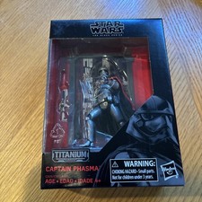 New STAR WARS Black Series CAPTAIN PHASMA Action Figure 06 Titanium Series Box