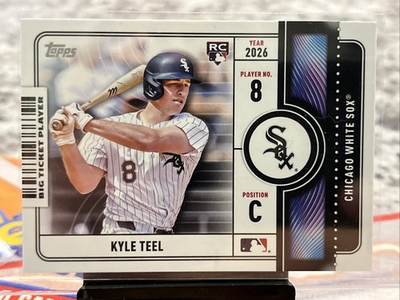 #ad 2026 Topps Series 1 Kyle Teel Big Ticket Player #BTP 26 RC Chicago White Sox $2.00