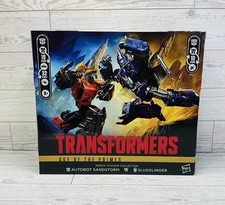 Transformers Age of the Primes Sandstorm vs Slugslinger Wreck N Doom 2 Pack NEW