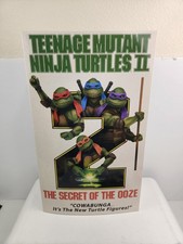 NECA Teenage Mutant Ninja Turtles II Secret Of The Ooze 4 Pack TMNT COWABUNGA