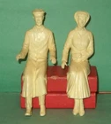 Orig. Old Marx DRIVER + LADY Passenger For MARX Old TIMER CAR