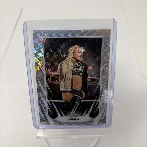 2026 Topps Chrome WWE Liv Morgan #17 Logofractor Wrestlemania World Exclusive 