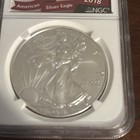 2018 $1 American Silver Eagle NGC MS70 Flawless — photo 3