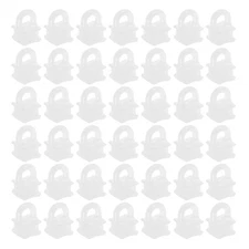 200 Pcs Curtain Hooks for Track System Runner Plastic Rail Gliders