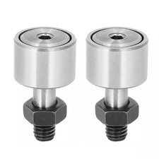 2PCS 16mm Diameter KR16/CF6 Stud Type Steel Cam Follower Needle Roller Bearing