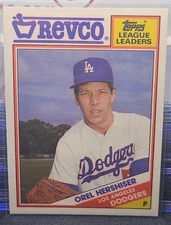 1988 Topps Revco Orel Hershiser League Leaders ⚾️⚾️⚾️ Los Angeles Dodgers 