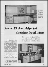 1941 Zahner Appliance Store Photos Kansas City Missouri 2-Page Article Print Ad