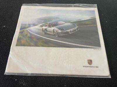 2013 2014 Porsche Boxster & S Mouse Pad 981 in Sealed Bag Factory Official Item