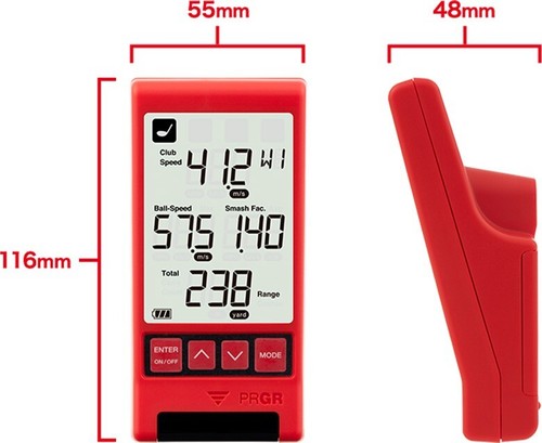 ROTE AUGEN TASCHE HS-130 PRGR persönlicher Golf Launch Monitor Geschwindigkeitsmessung Japan - Bild 3 von 4