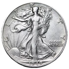 1940-S Walking Liberty Half Dollar In AU Condition