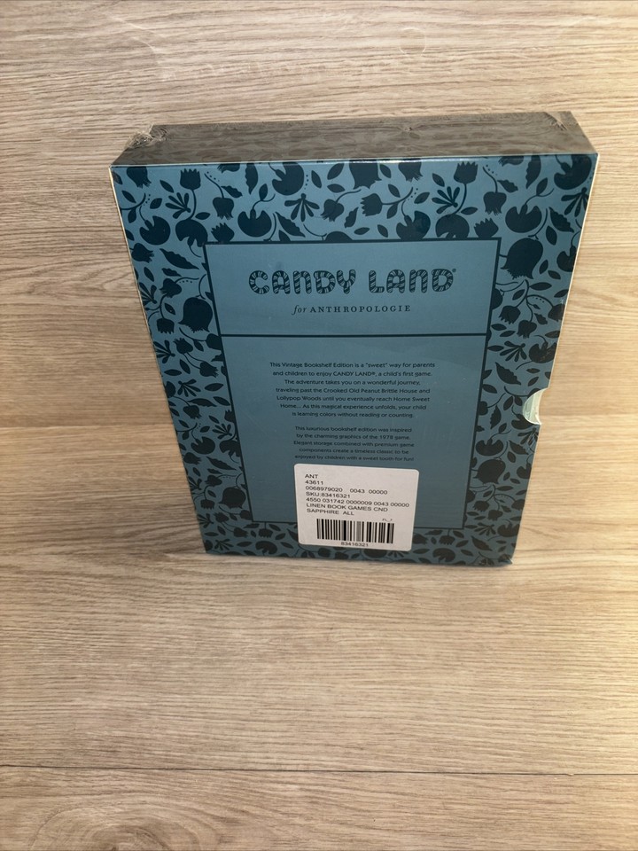 Candy Land Candyland Anthropologie Vintage Bookshelf Edition New/Sealed