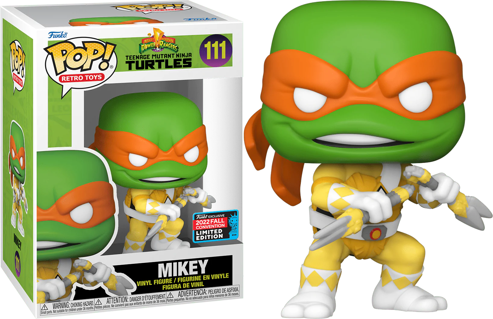 Funko POP! Retro Toys: Teenage Mutant Ninja Turtles - Mikey (2022 Fall  Conventio